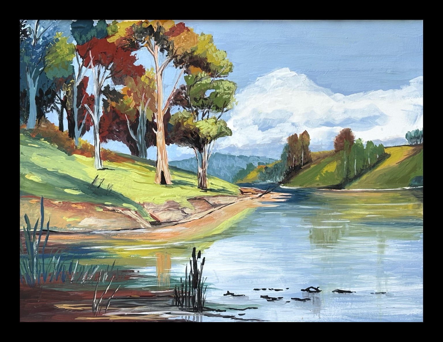 Watercolor Landscape - image 2 - student project