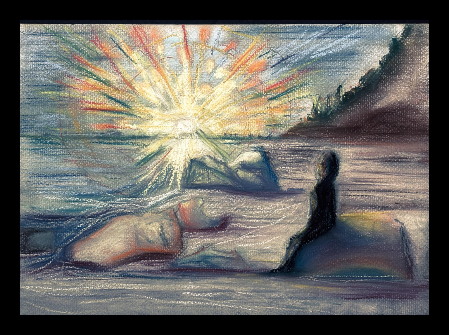 Hope:  Edvard Munch Inspired Landscape - image 1 - student project