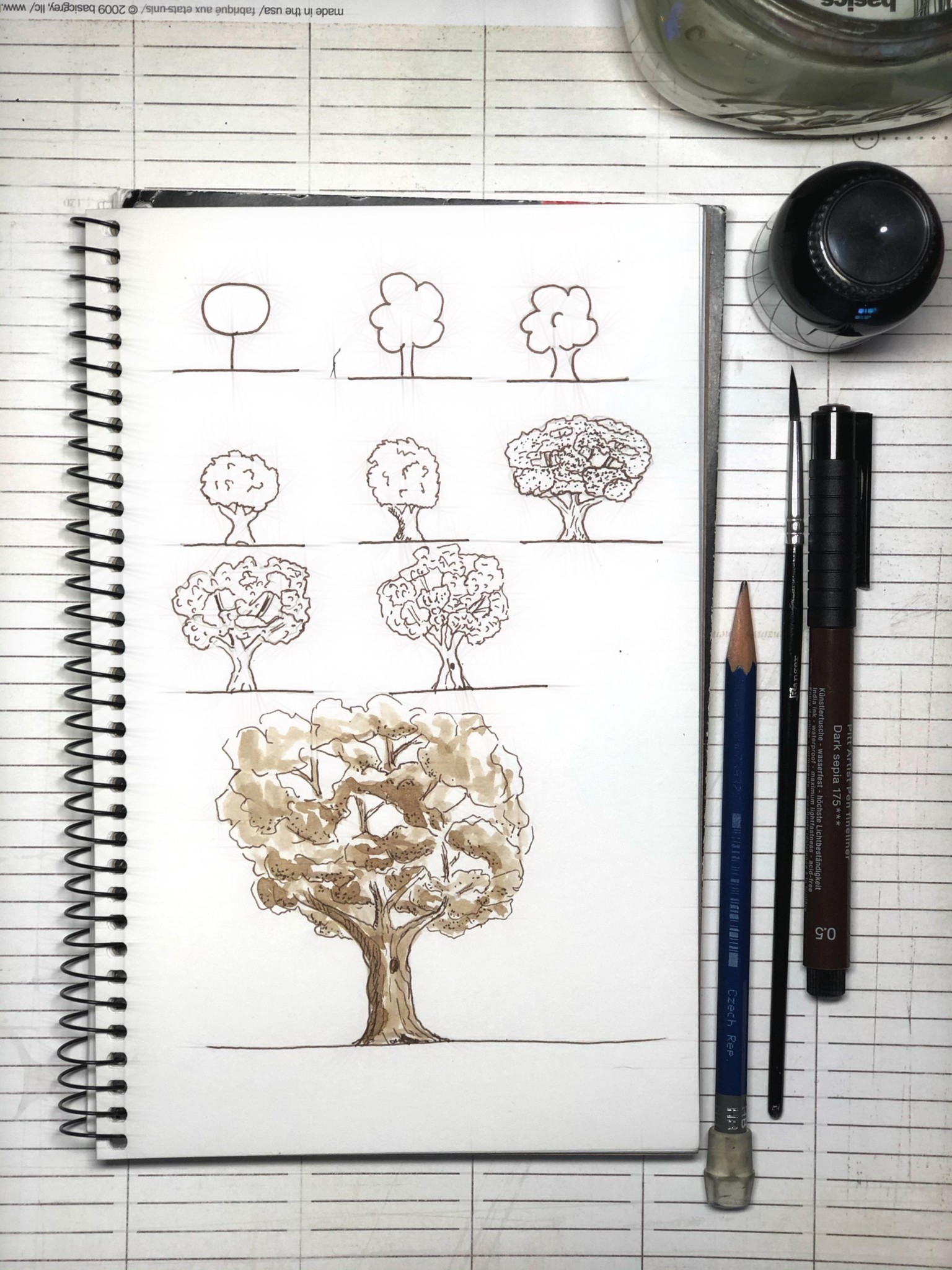 Drawing Bushy Trees - image 1 - student project