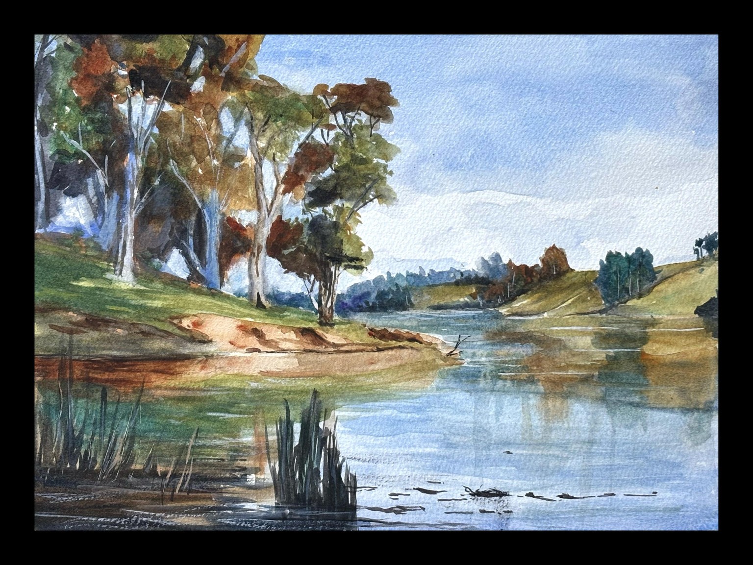 Watercolor Landscape - image 1 - student project