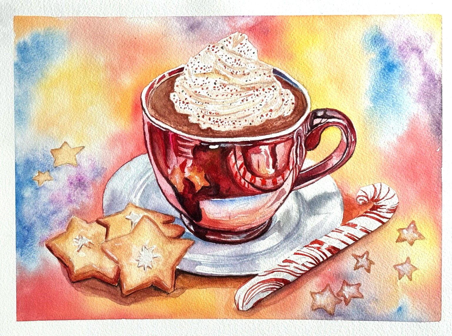 Watercolor Holiday Treats - image 1 - student project