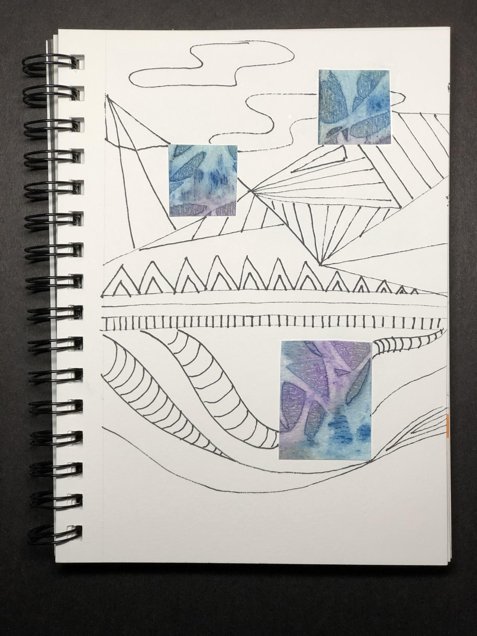 Simple Collage with Paper and Ink - image 1 - student project