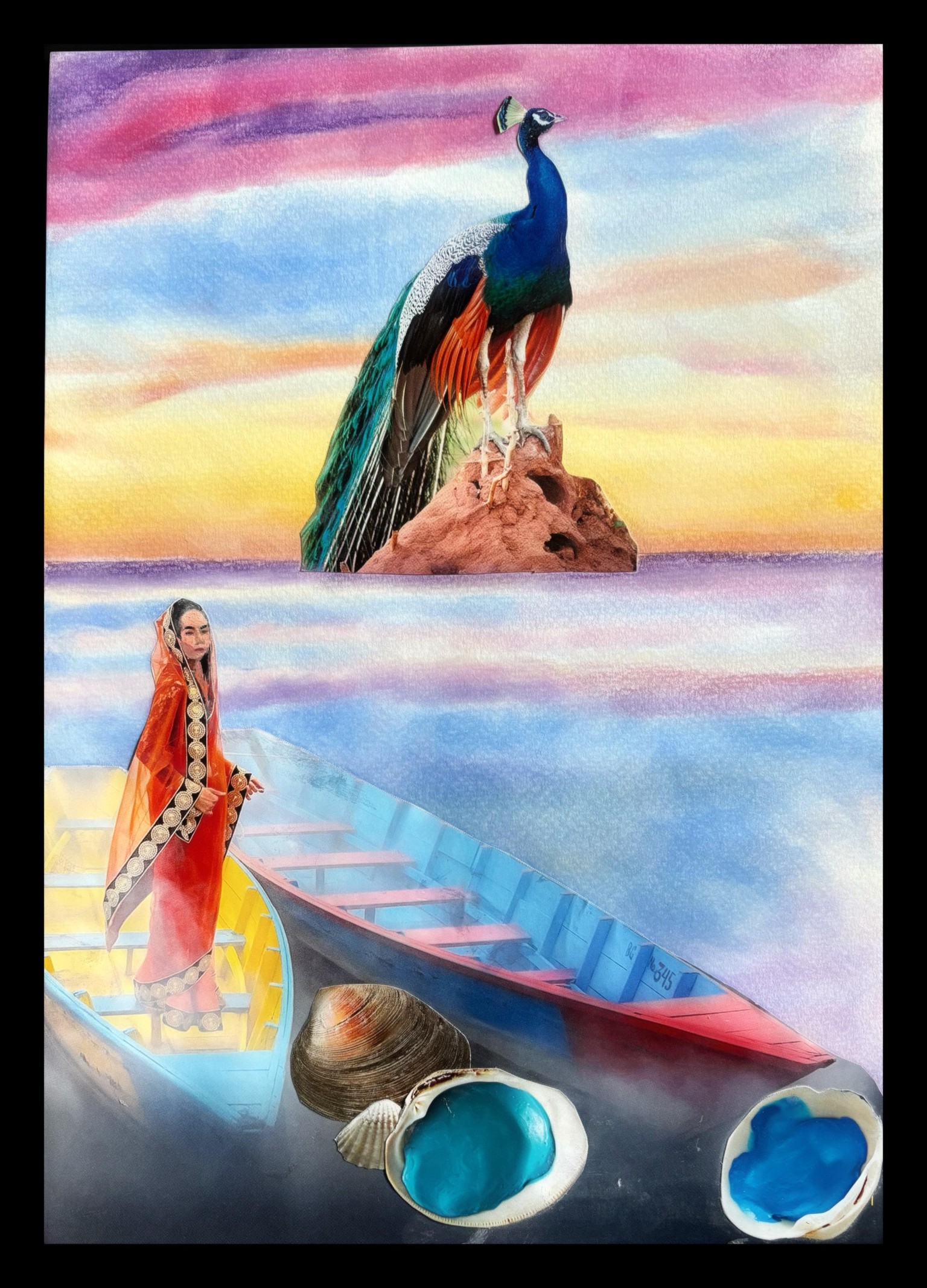 Surreal Mixed Media Collage - image 2 - student project