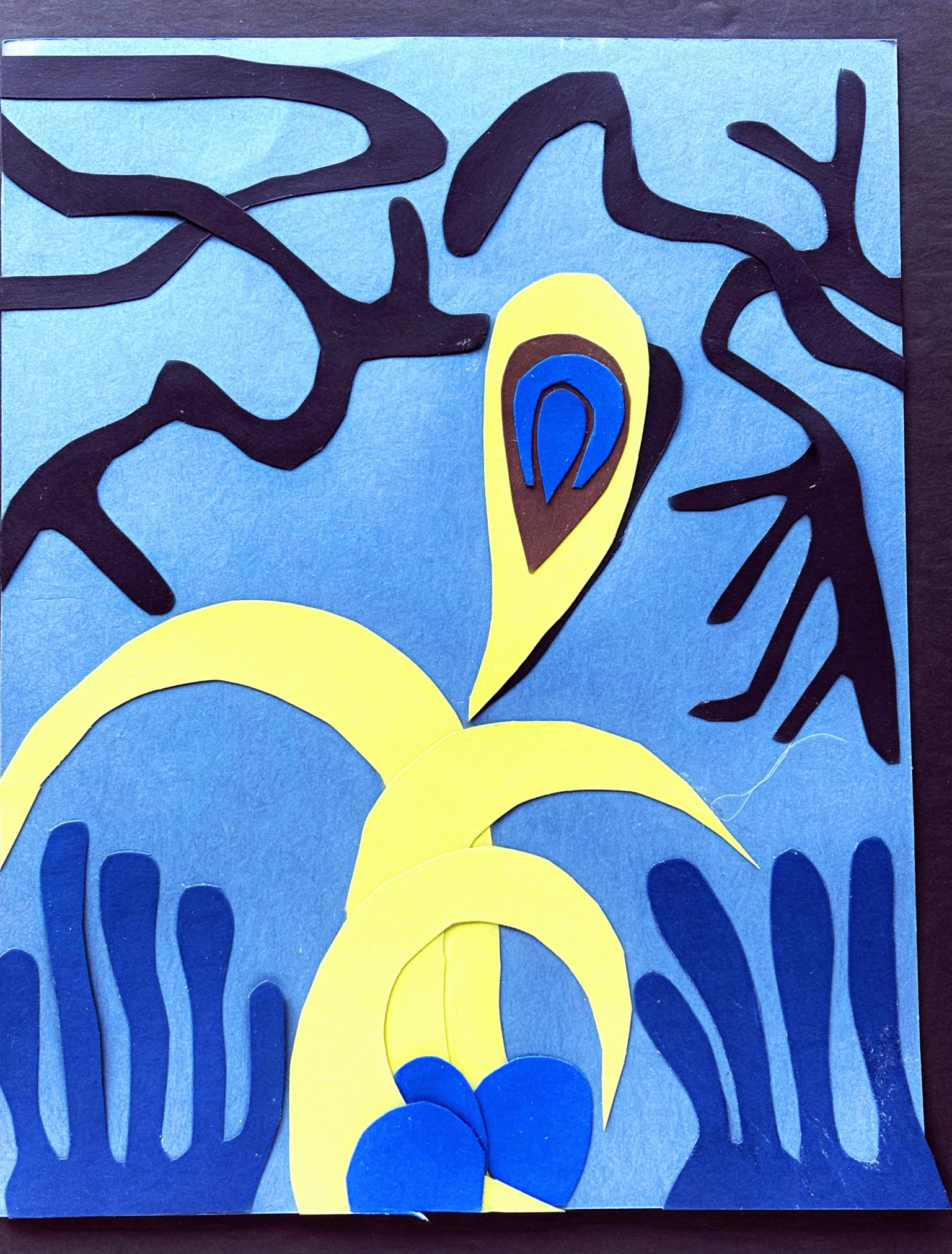 Cut Paper Collage Inspired by Matisse - image 3 - student project
