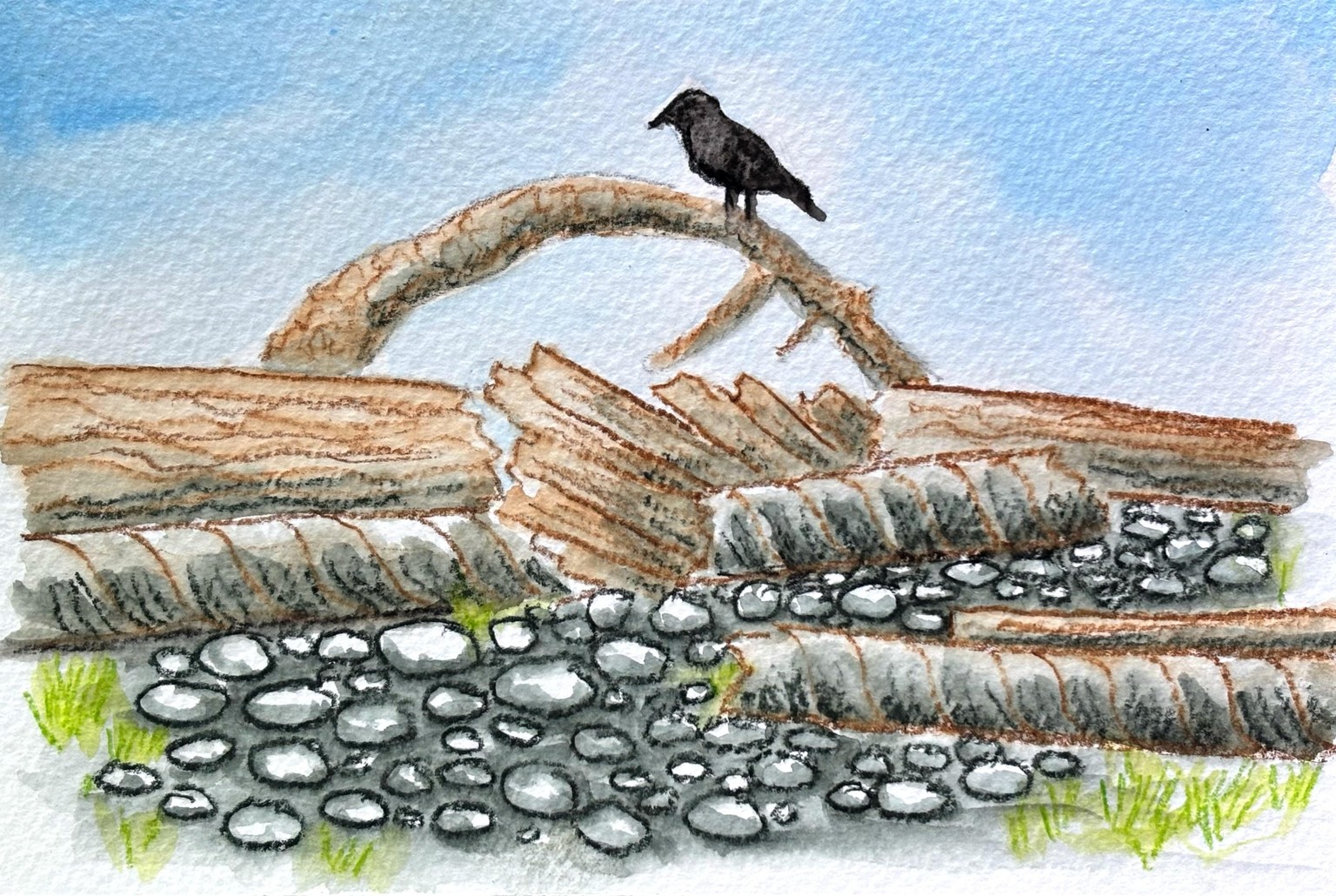 Learning About Inktense Pencils - image 4 - student project