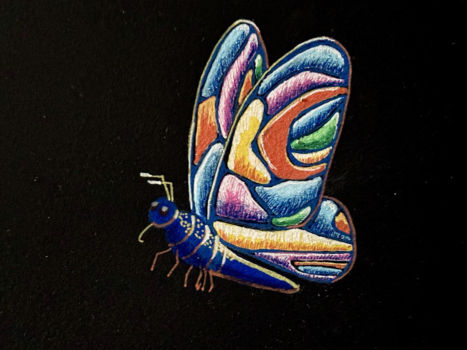 Posca Butterfly - image 1 - student project