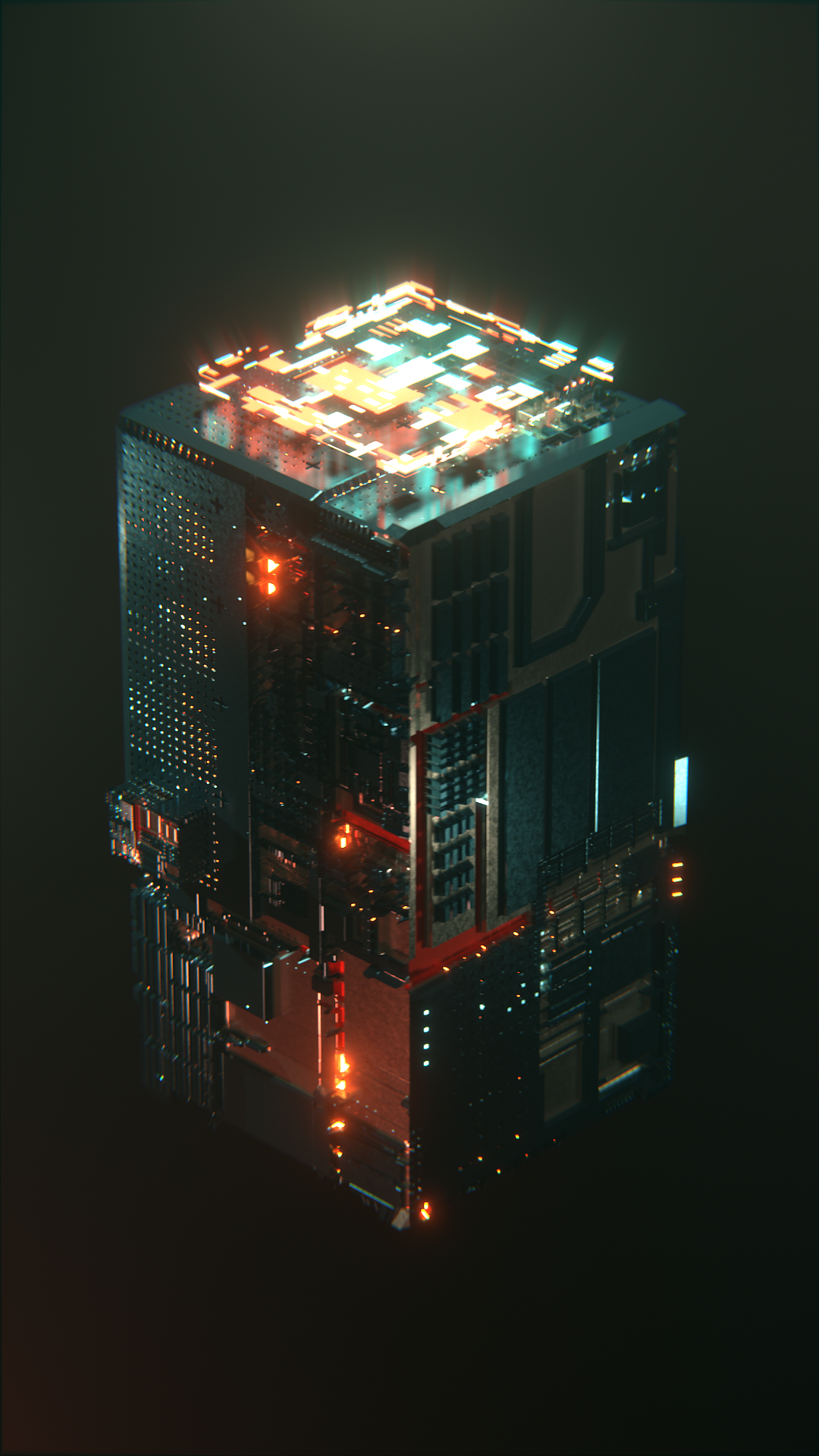 Futuristic Cuboid - image 1 - student project