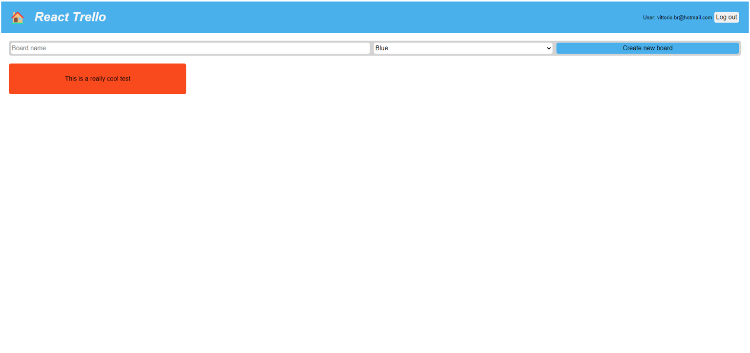 React Trello - image 1 - student project
