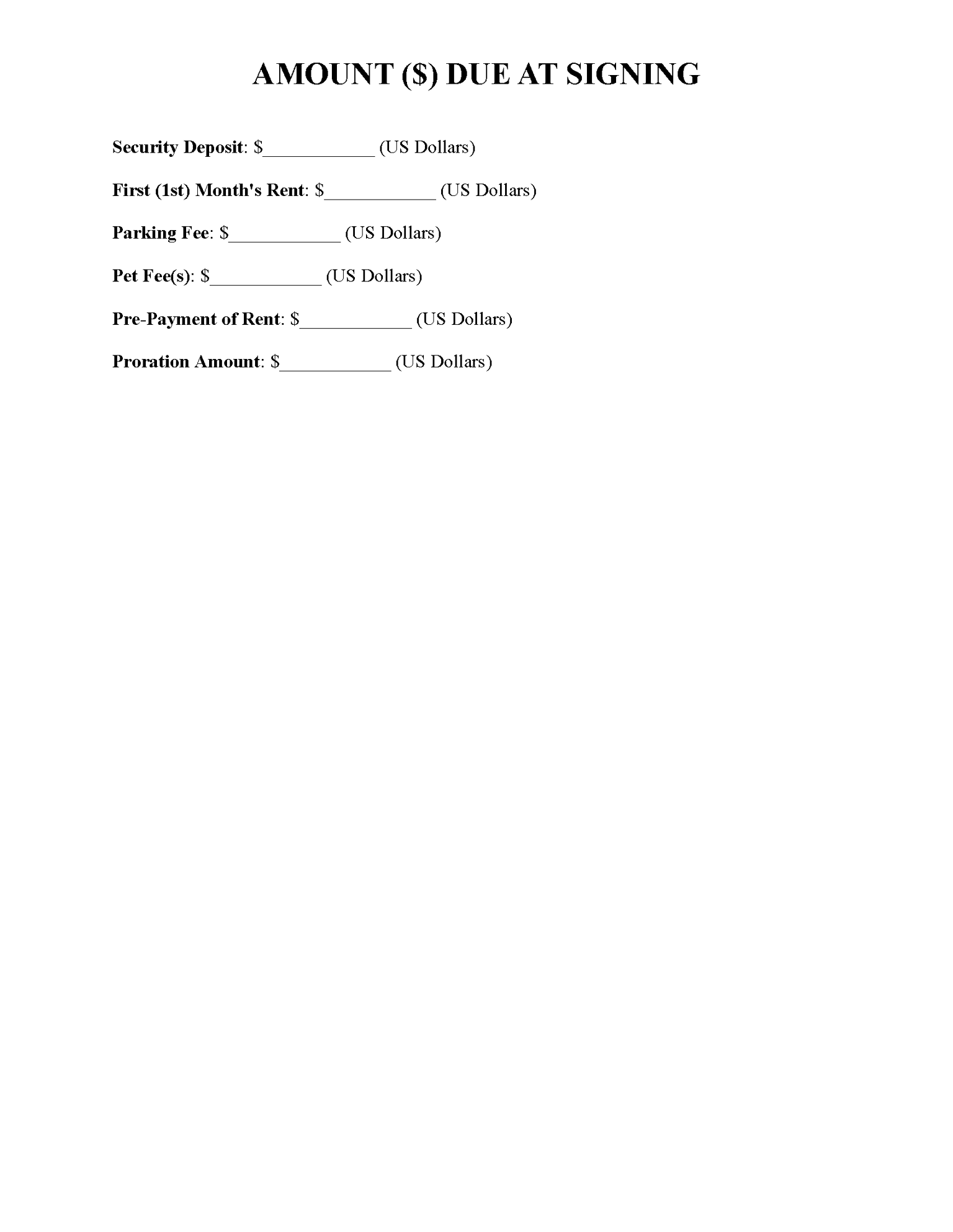 Residential lease agreement project - image 10 - student project