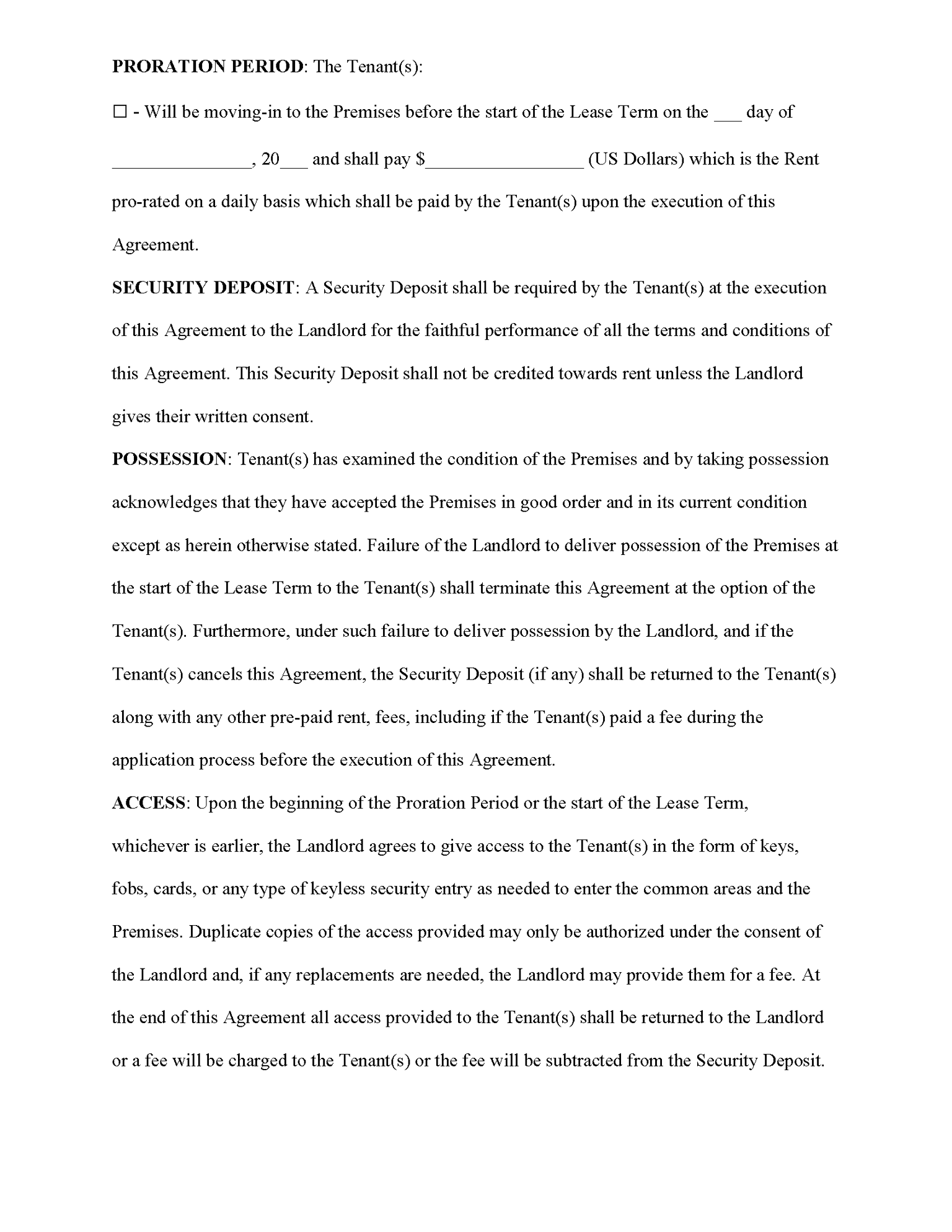 Residential lease agreement project - image 3 - student project