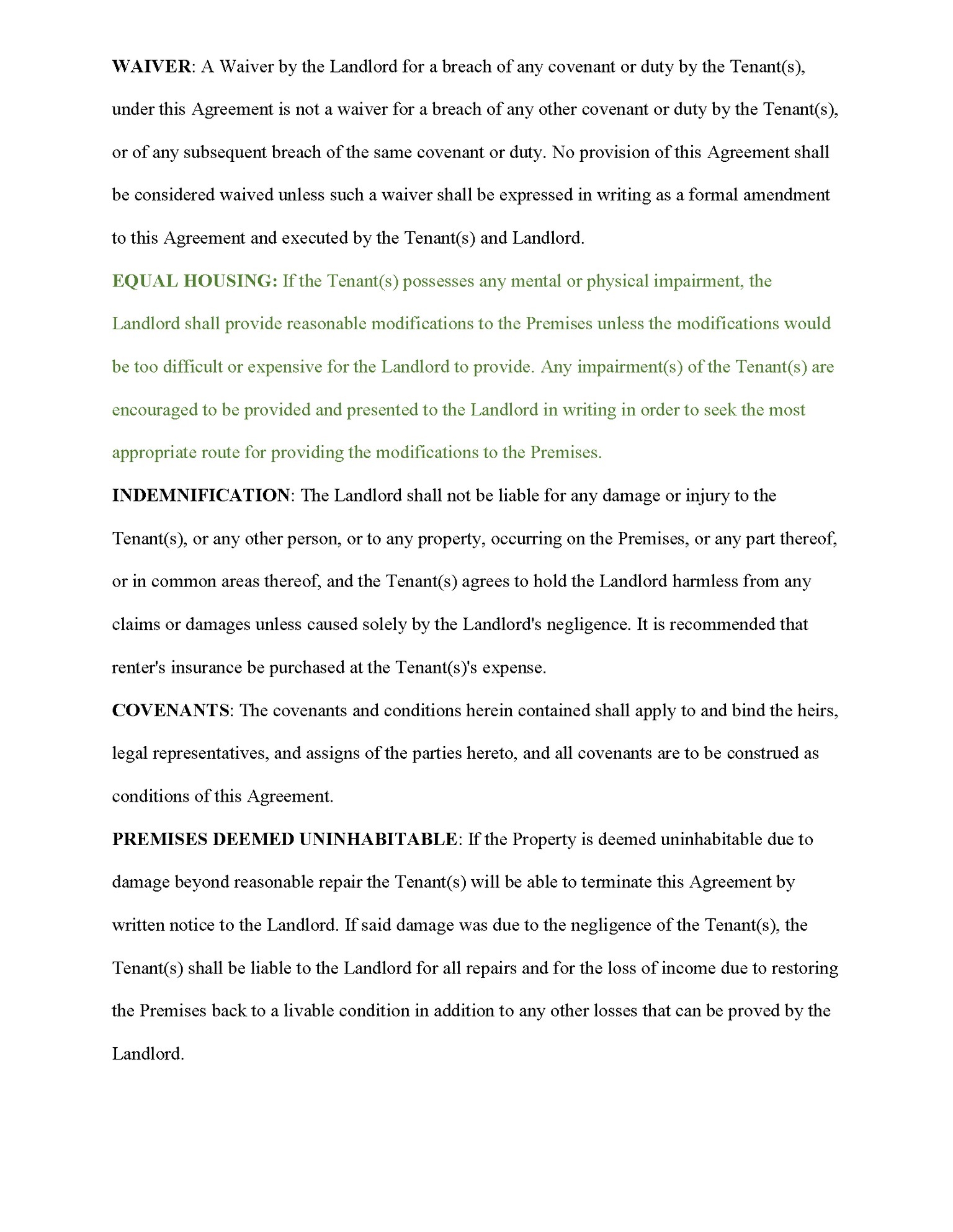 Residential lease agreement project - image 8 - student project