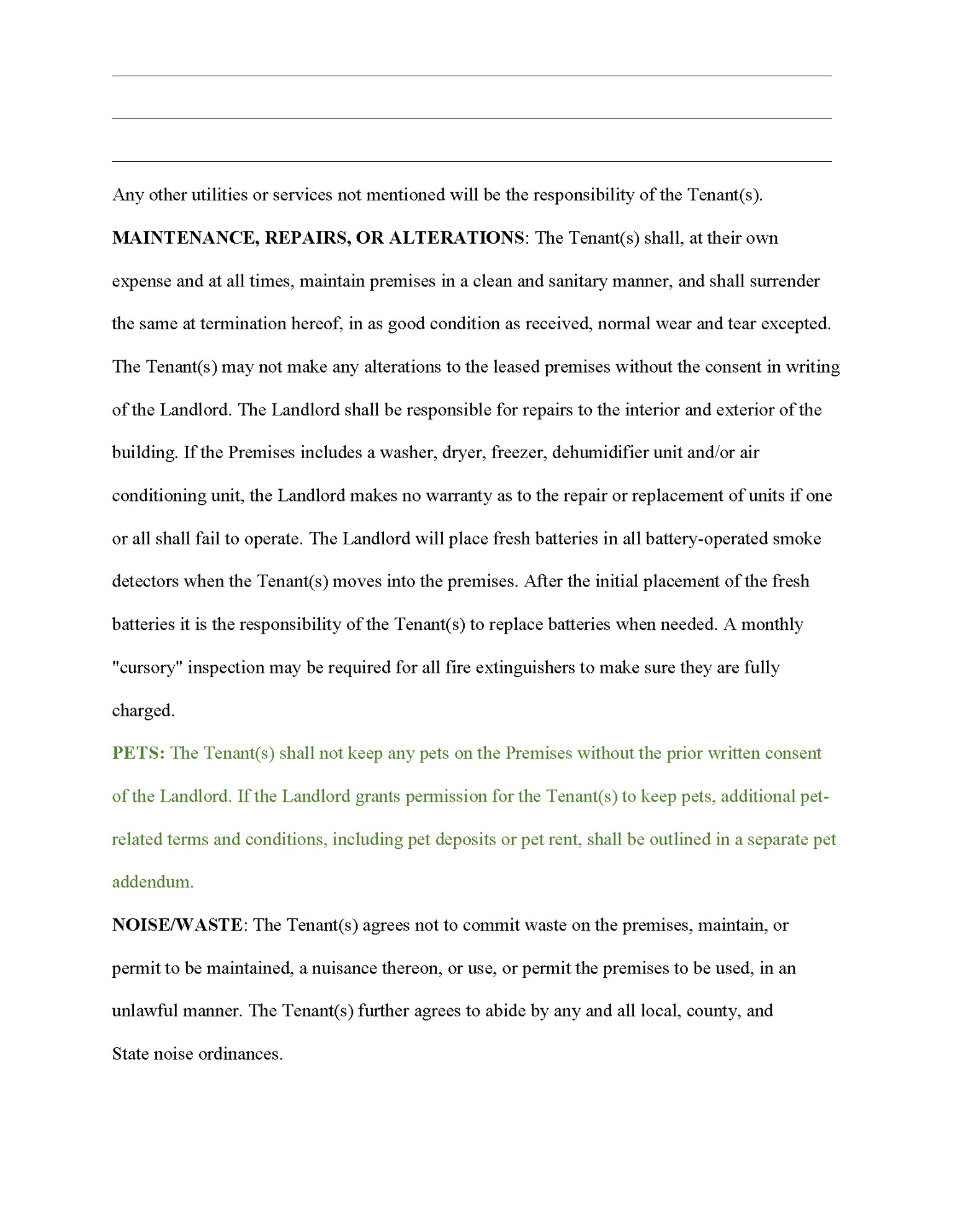 Residential lease agreement project - image 5 - student project