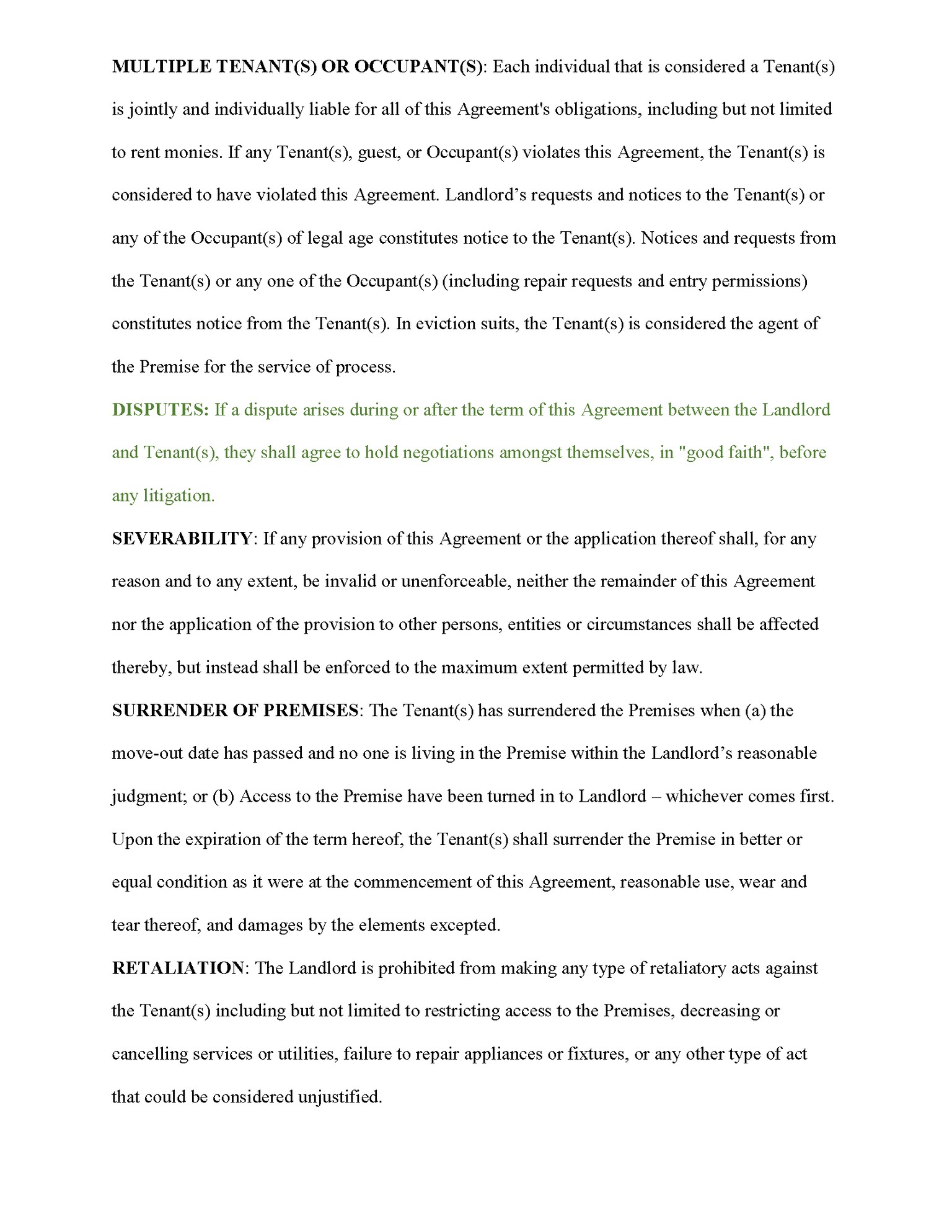 Residential lease agreement project - image 7 - student project