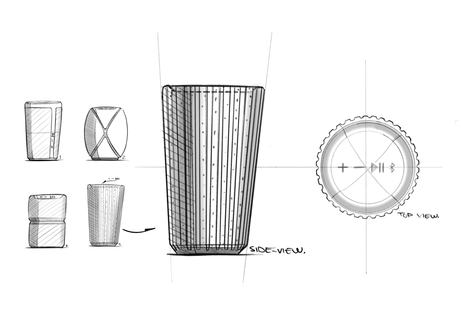 Waterproof Bluetooth Speaker Concept - image 3 - student project