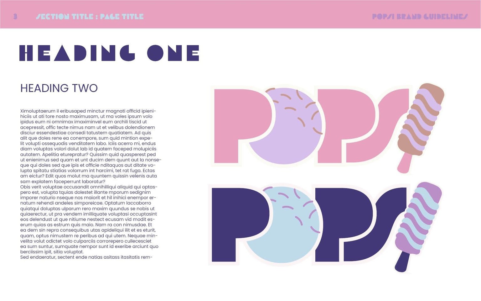 Popsi Brand Guidelines - image 3 - student project