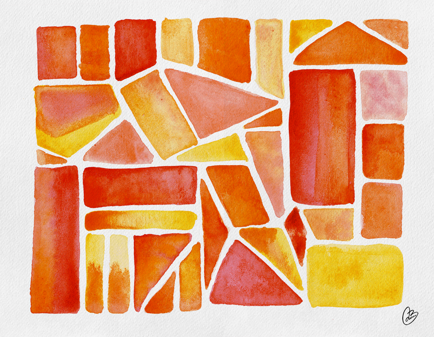 Five watercolor doodles for self-care - image 3 - student project