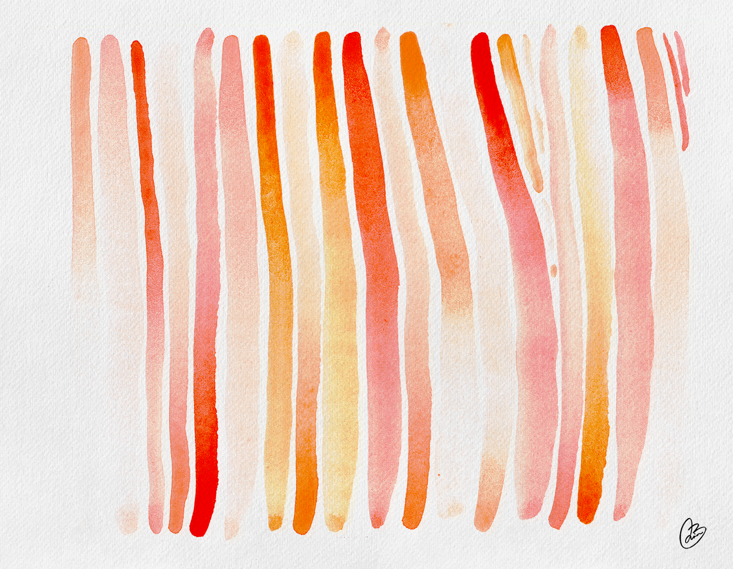 Five watercolor doodles for self-care - image 2 - student project