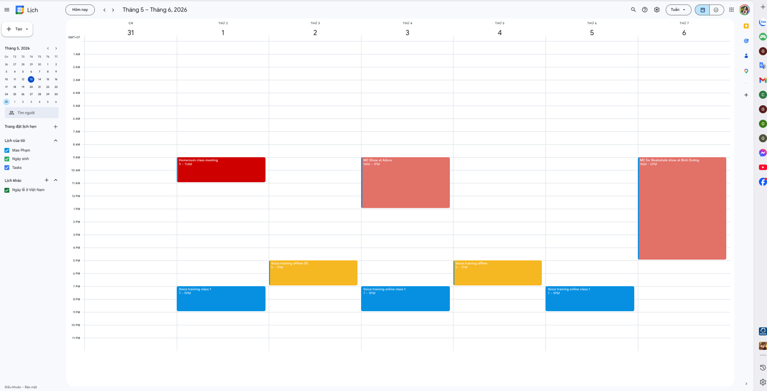 Arrange my client's schedule - image 1 - student project