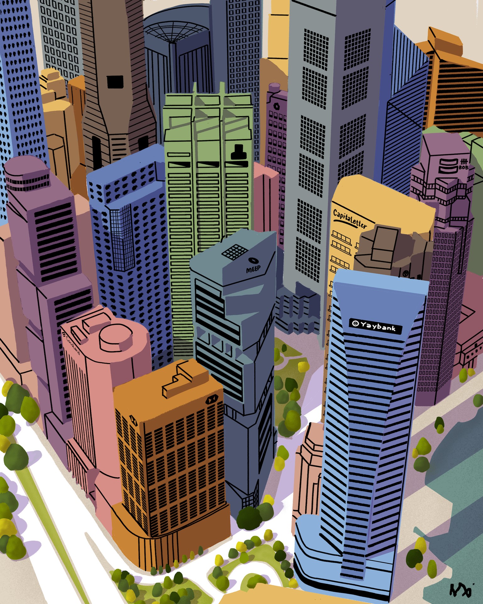 Raffles Place, Singapore - image 1 - student project