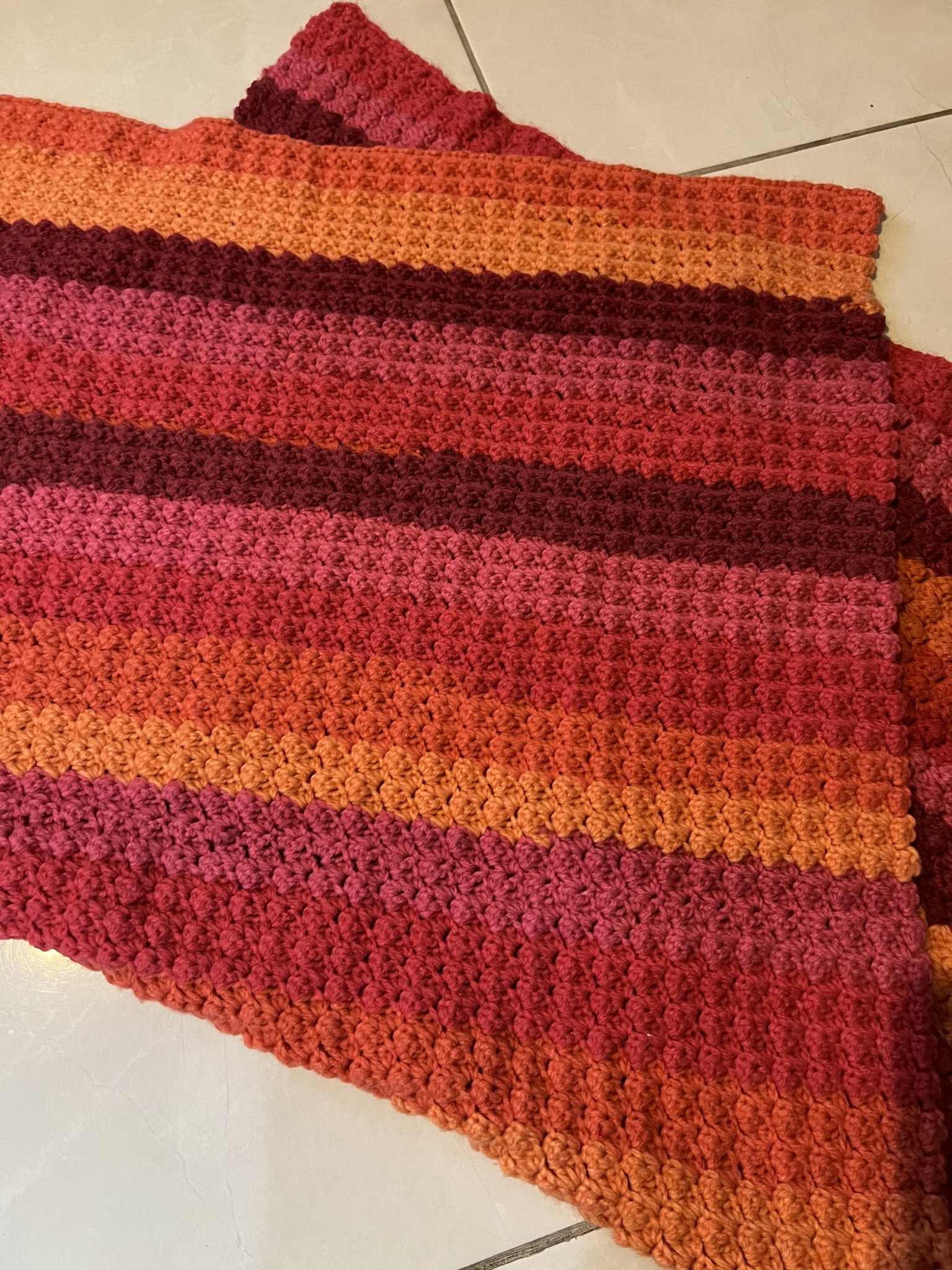 Cluster stitch blanket - image 1 - student project