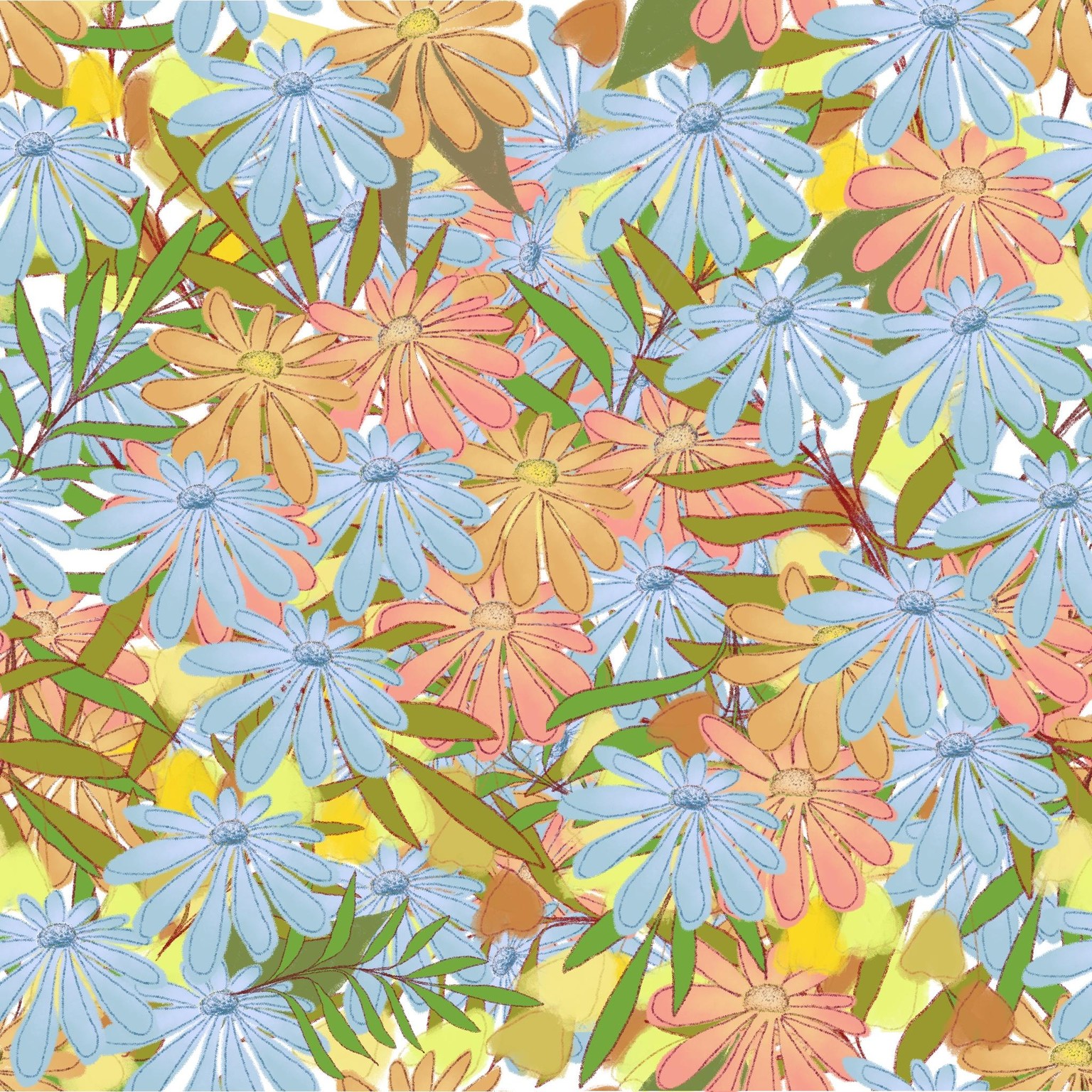Repeat Patterns in Procreate - image 2 - student project