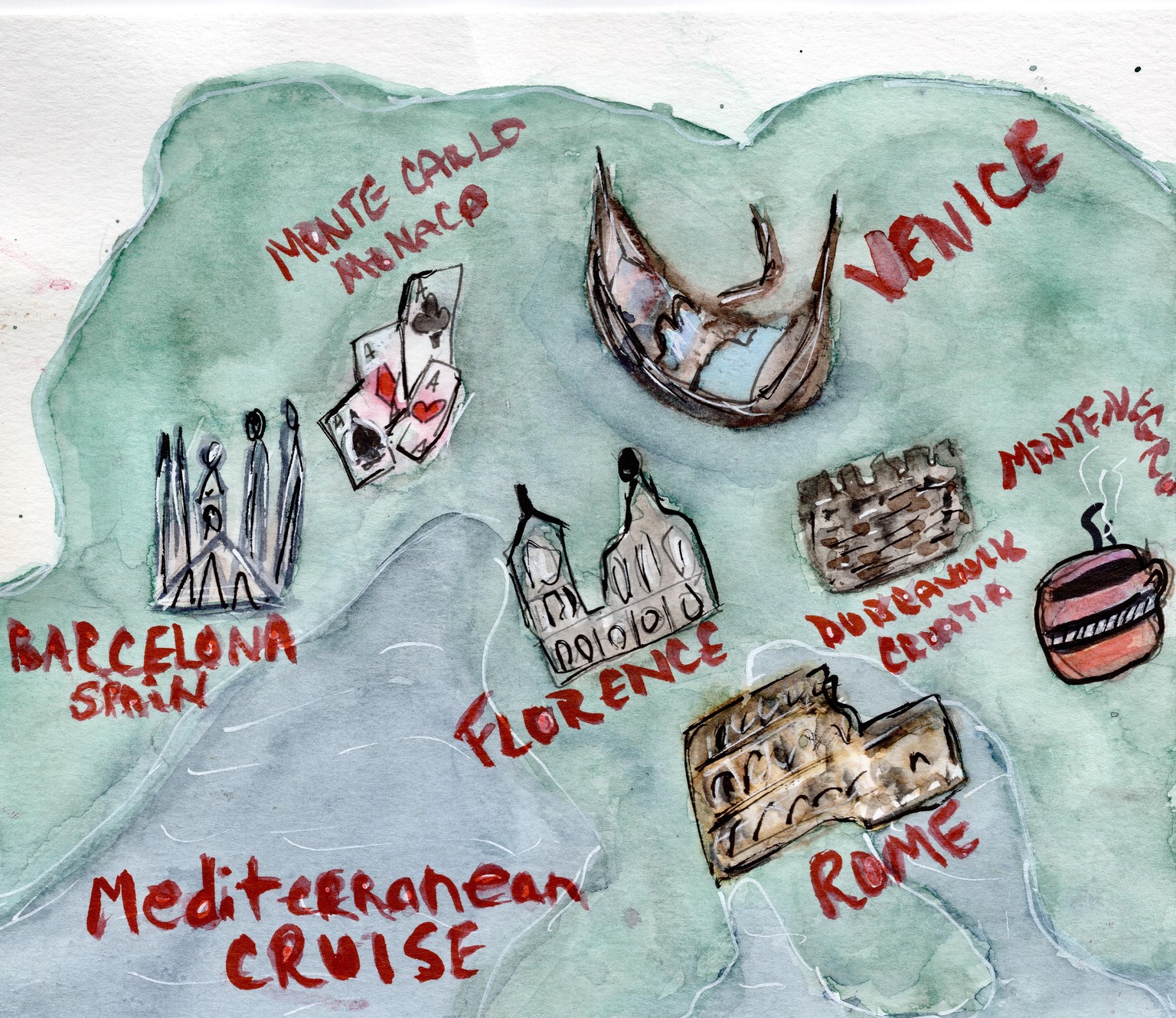 Mediterranean Cruise to Italy - image 1 - student project