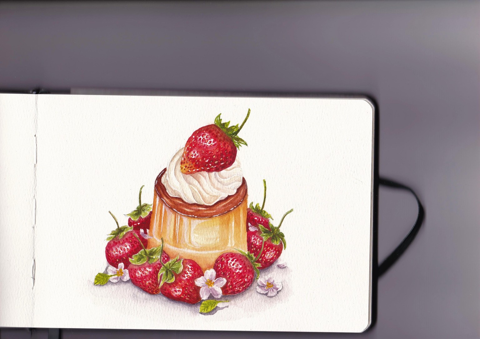 3rd strawberry dessert - image 1 - student project