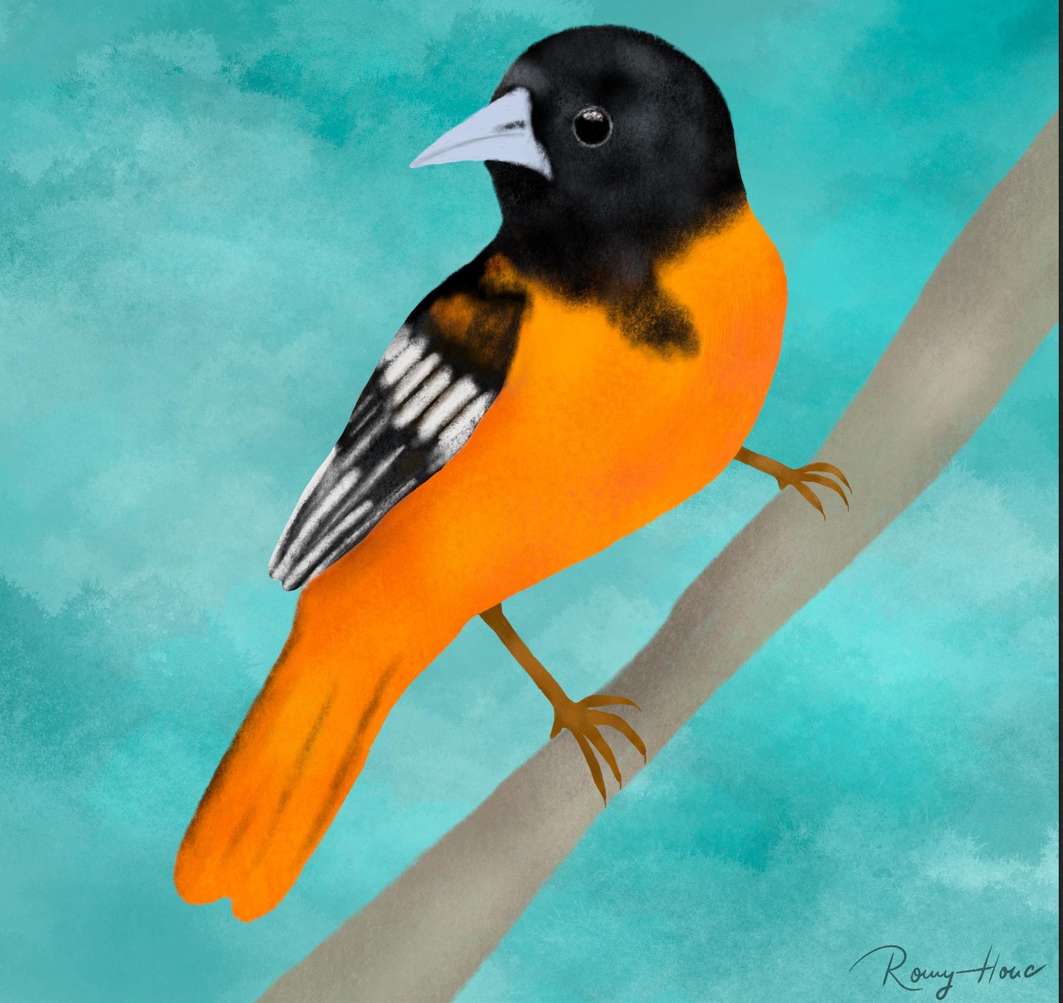 Cute bird and his house and W - image 2 - student project