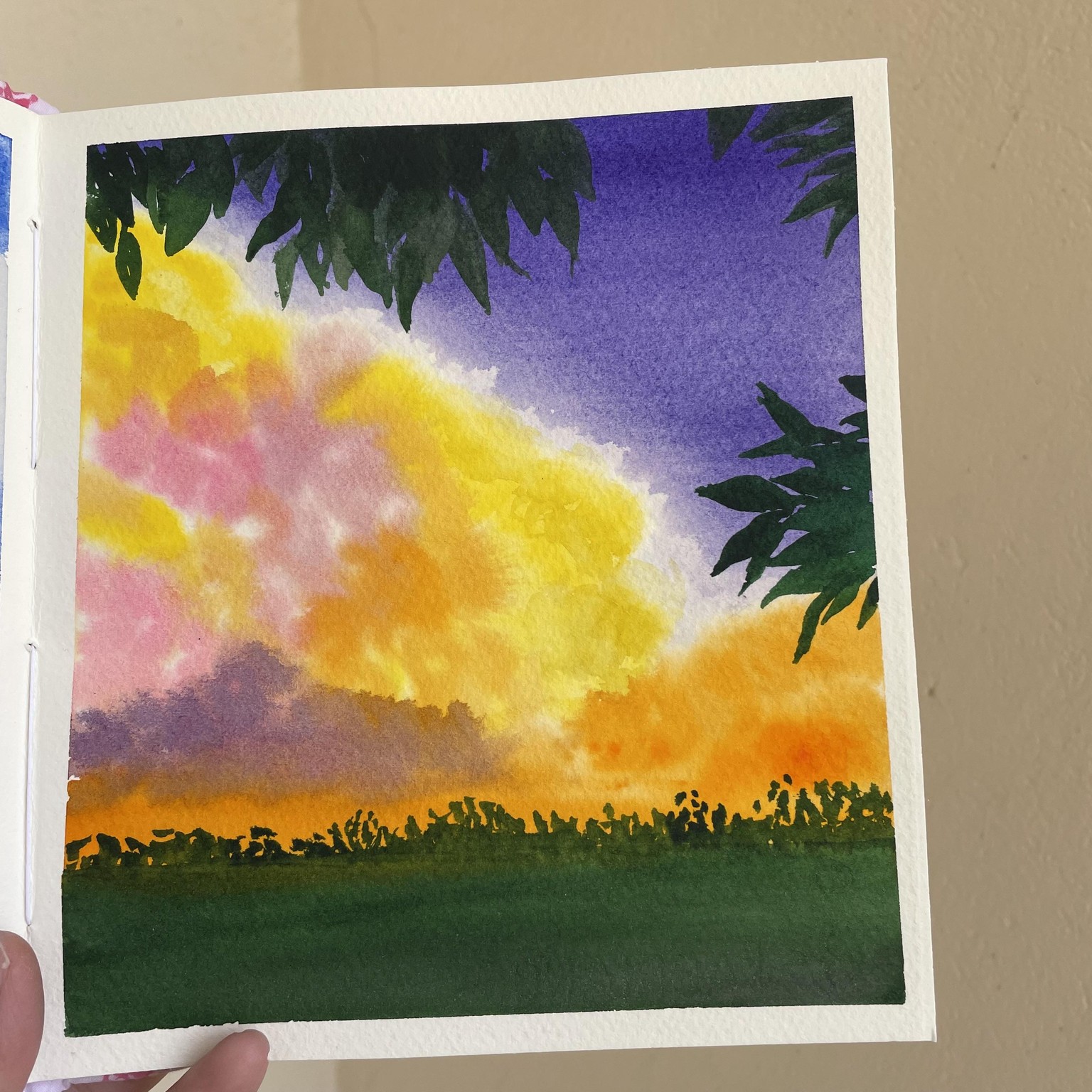 Painting skies in watercolour - image 16 - student project
