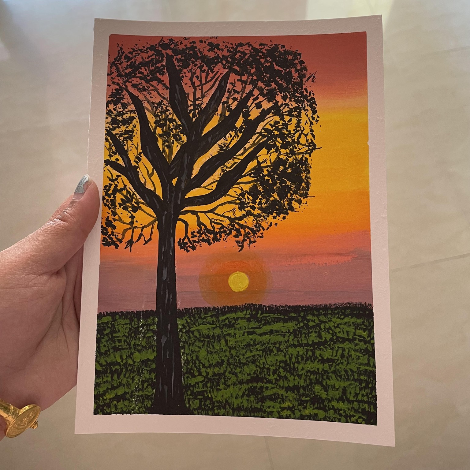Acrylic painting - image 3 - student project