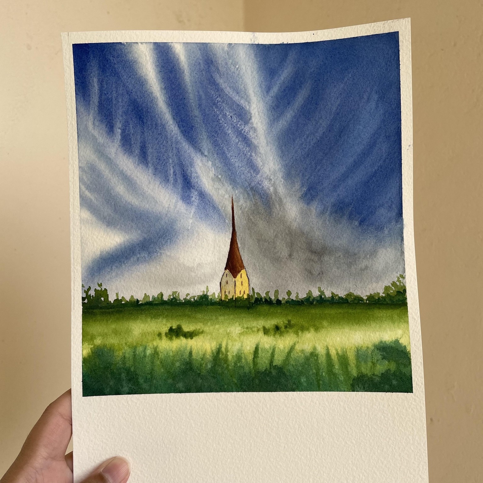 Painting skies in watercolour - image 26 - student project