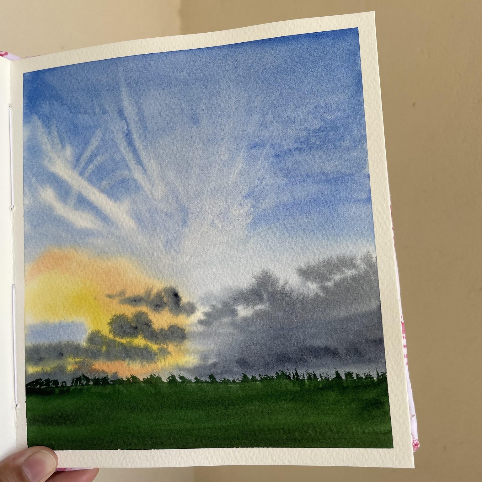Painting skies in watercolour - image 10 - student project