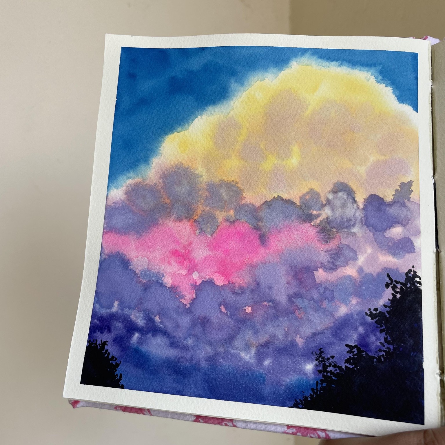 Painting skies in watercolour - image 19 - student project