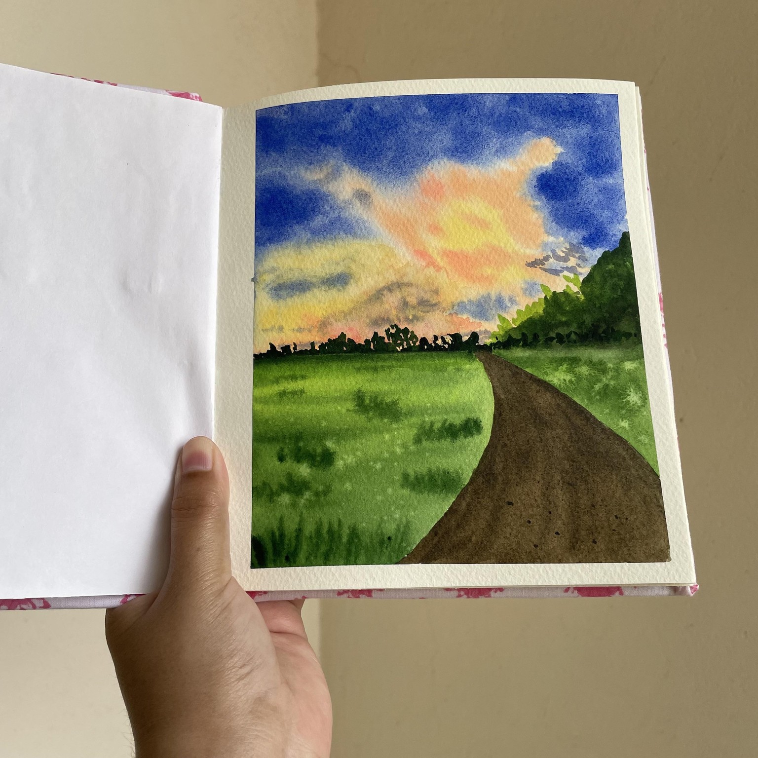 Painting skies in watercolour - image 15 - student project