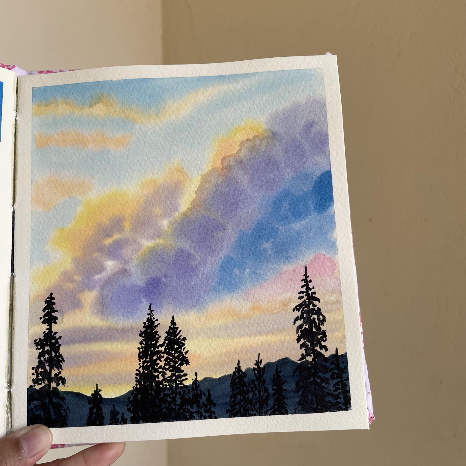 Painting skies in watercolour - image 20 - student project