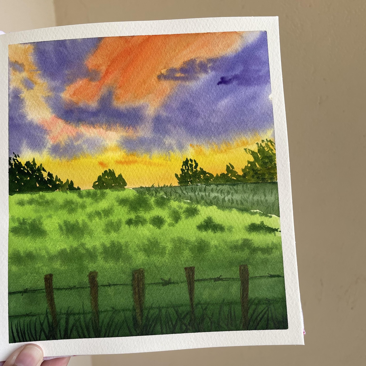 Painting skies in watercolour - image 21 - student project