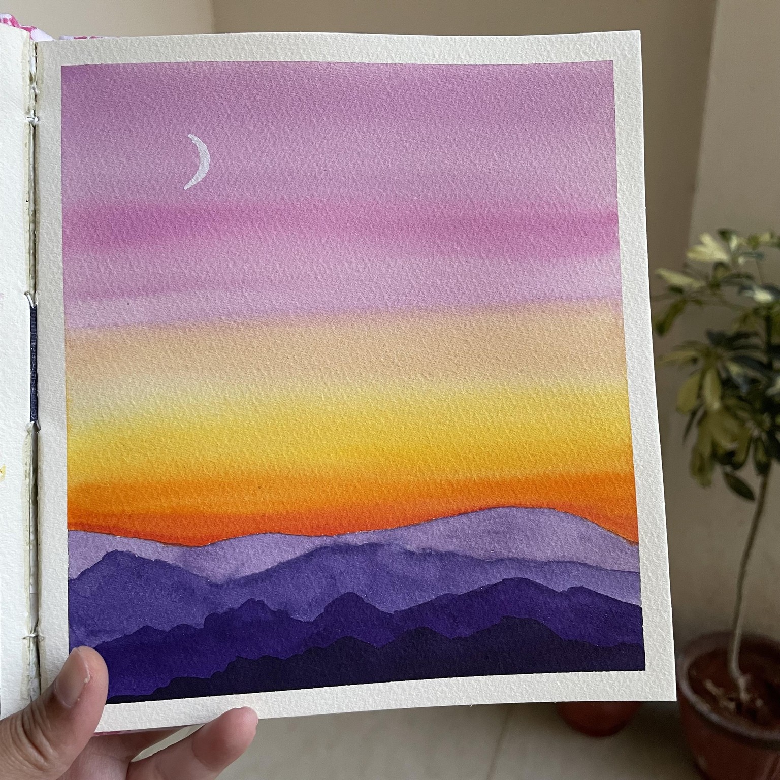 Painting skies in watercolour - image 14 - student project