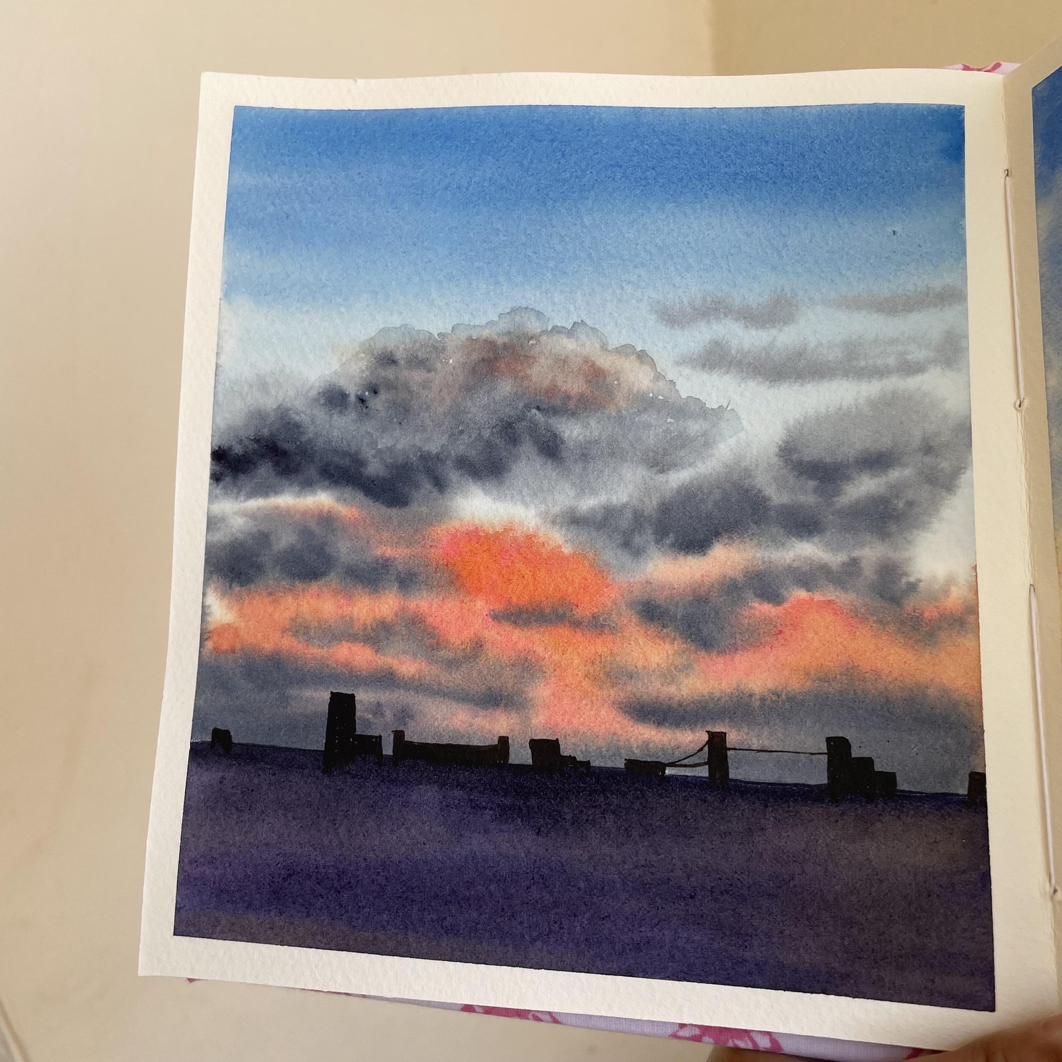 Painting skies in watercolour - image 11 - student project