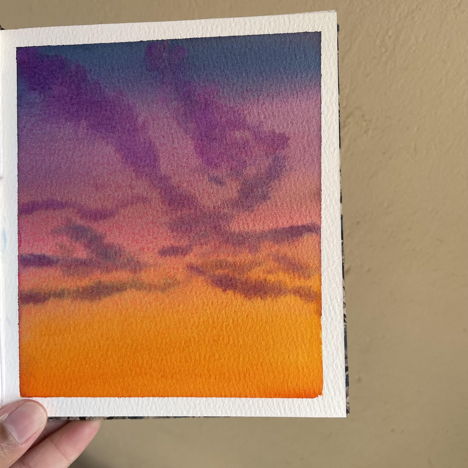 Painting skies in watercolour - image 7 - student project