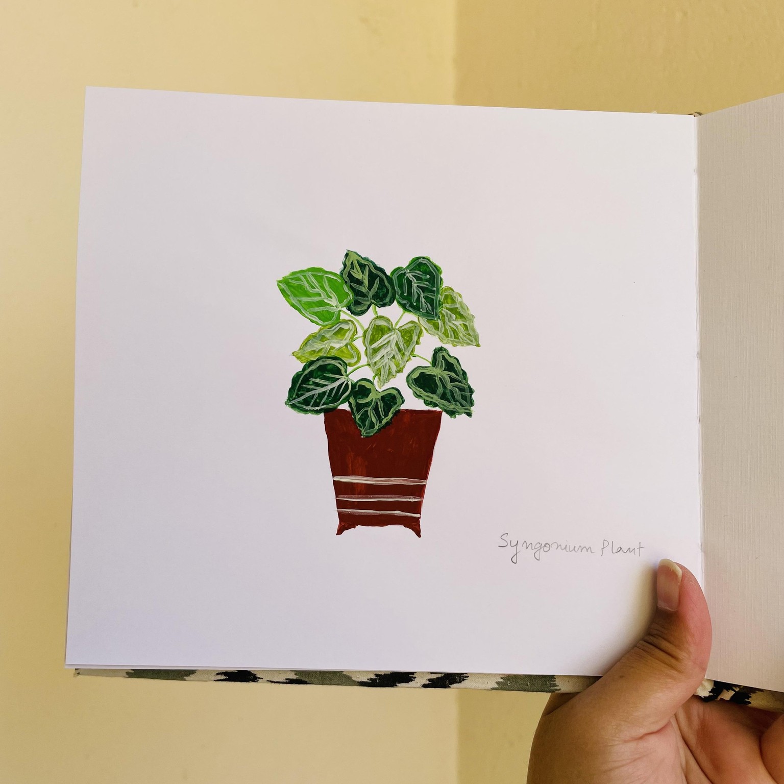 Painting indoor plants - image 2 - student project