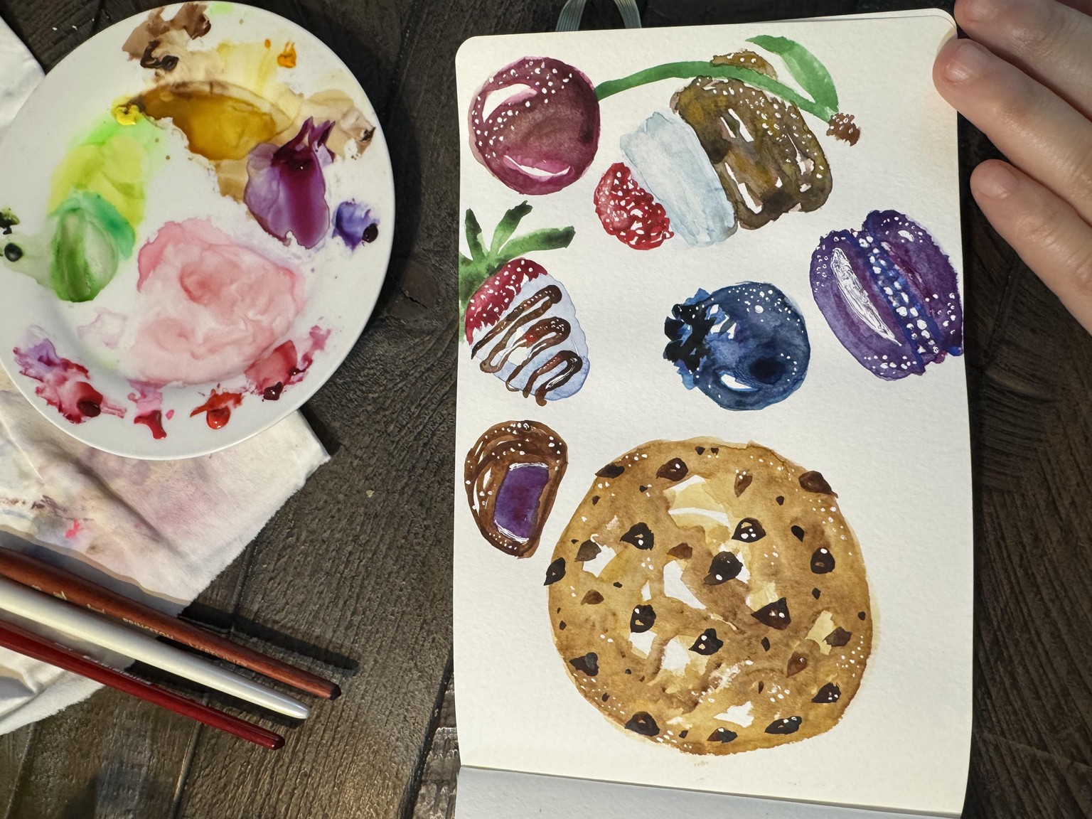 Easy & Fun Watercolors Sweets & Treats - image 2 - student project