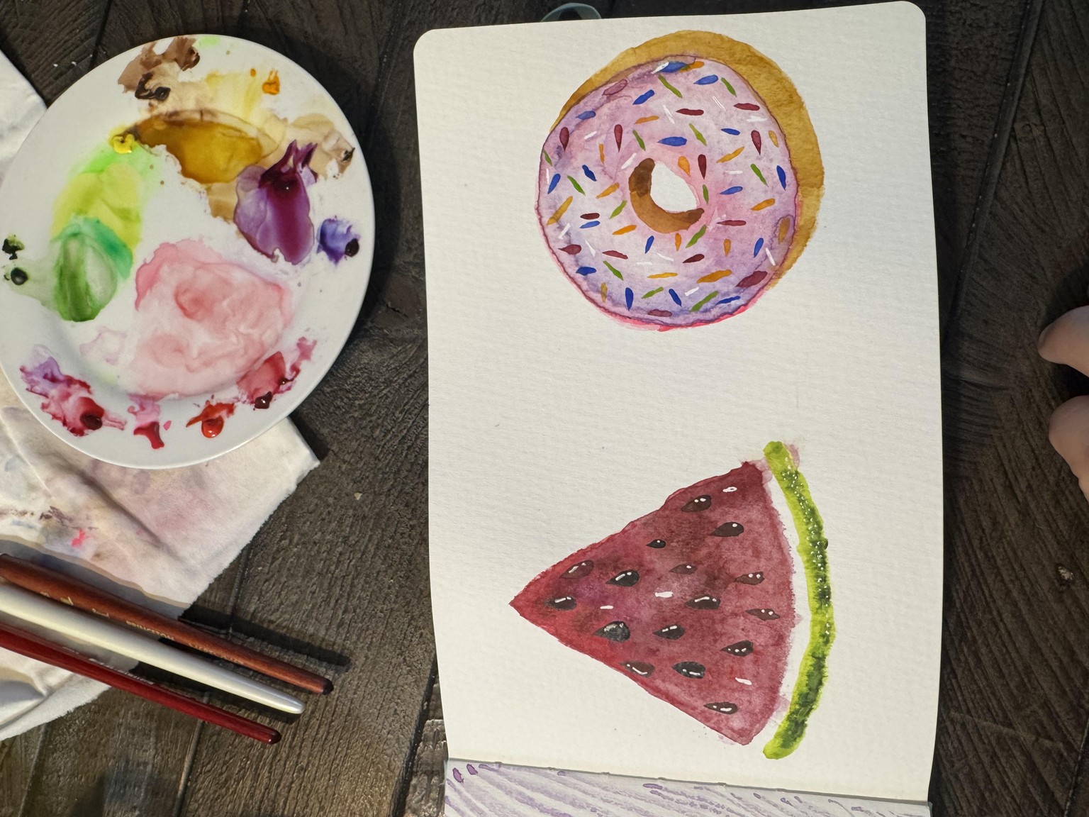 Easy & Fun Watercolors Sweets & Treats - image 1 - student project