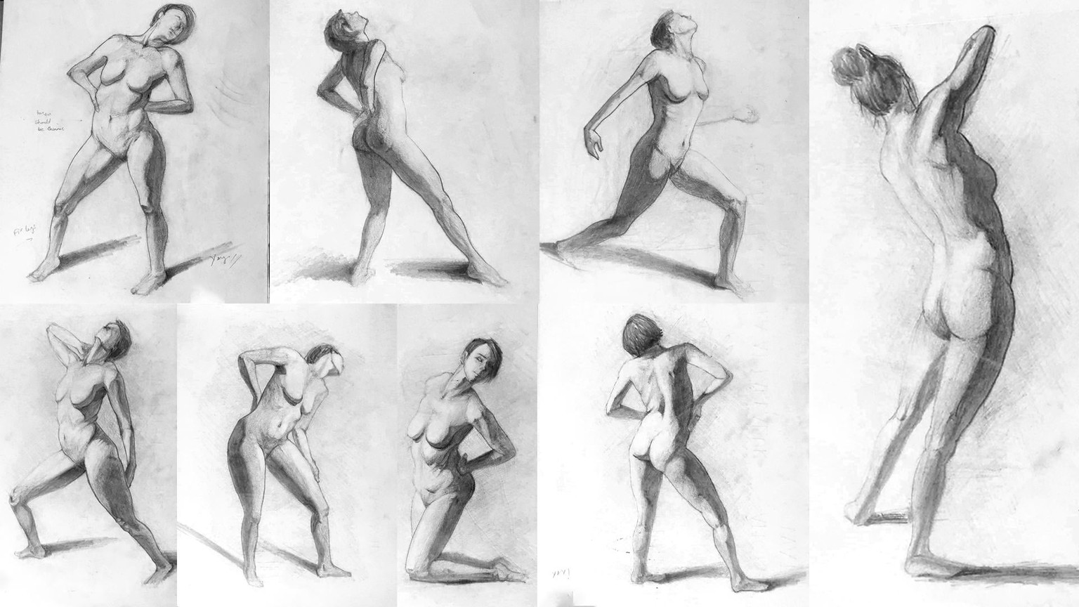 Figure Drawing Practice - Brent Eviston - image 4 - student project