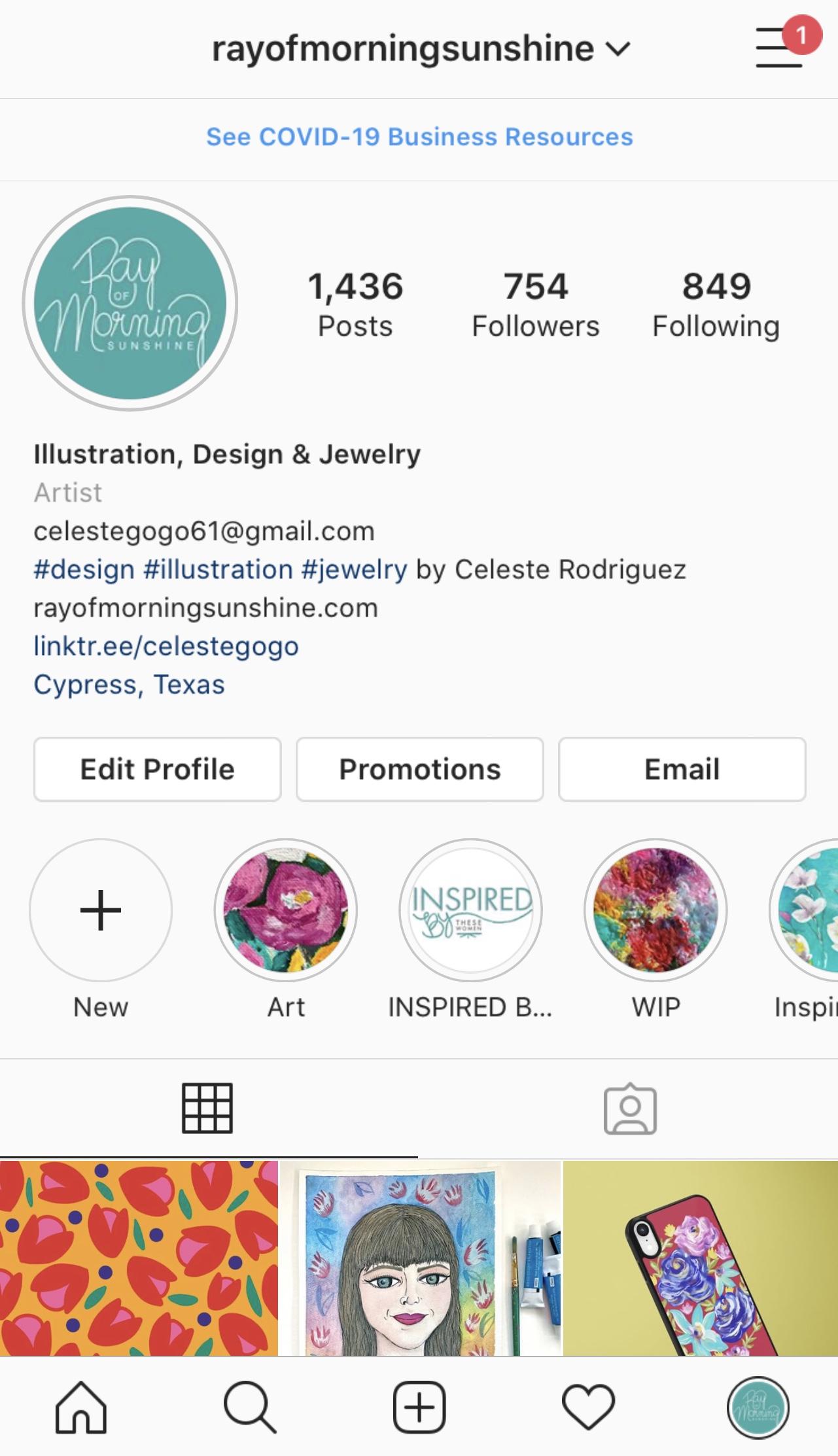 IG page @rayofmorningsunshine - image 1 - student project