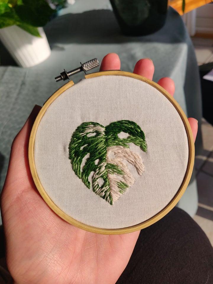 My little embroidered plants - image 1 - student project