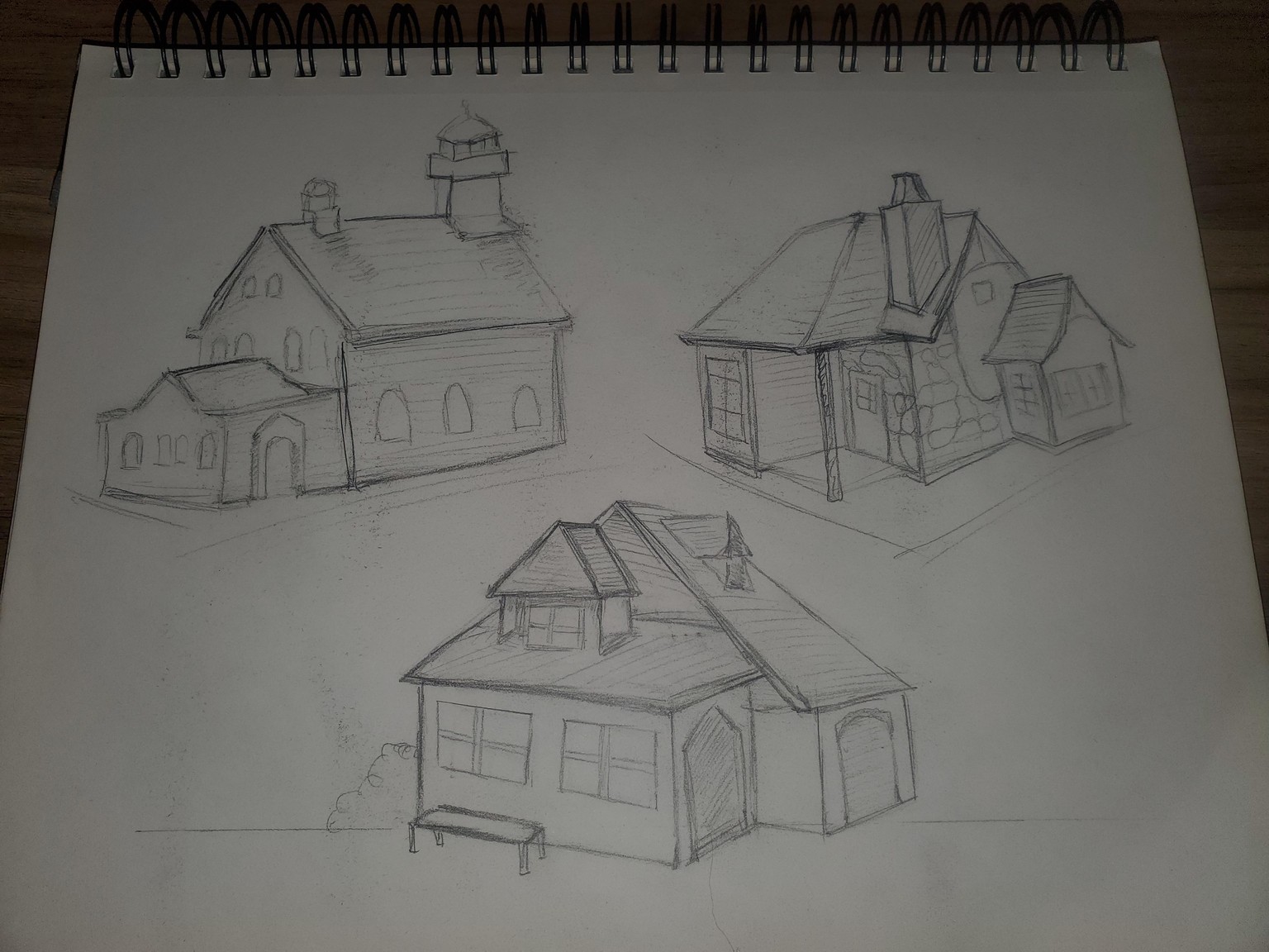 Cottage: Two-Point Perspective Study - image 2 - student project