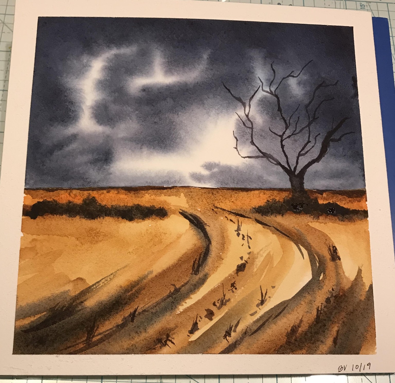 Stormy Countryside - image 3 - student project