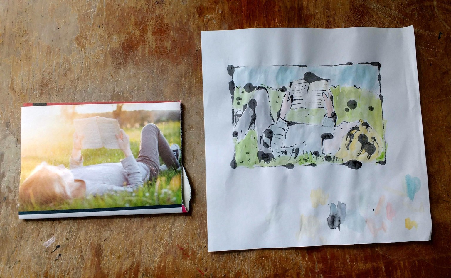 Weekend Monoprint - image 2 - student project