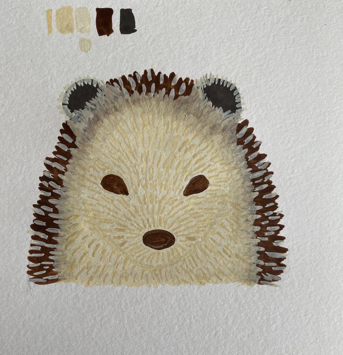 cute hedgehog - image 3 - student project