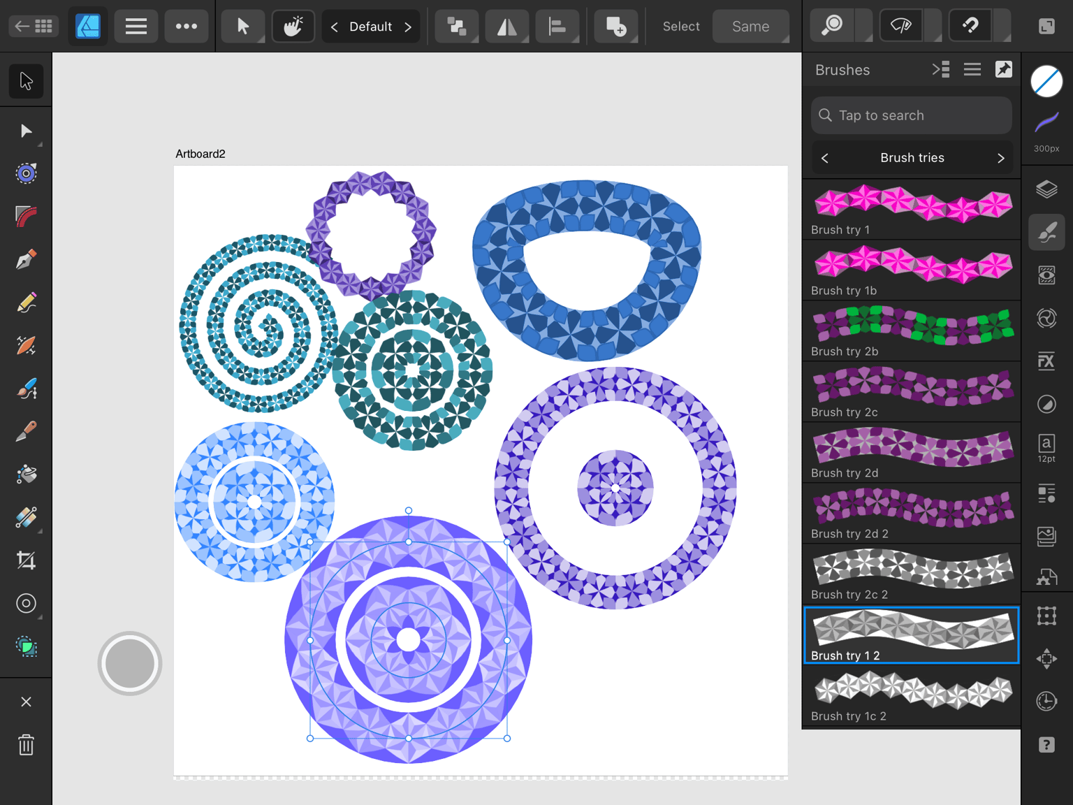 Affinity brush making experiments - image 1 - student project